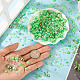 半円形 ABS プラスチック カボション  芝生の緑  3~9x1.5~4.5mm  100 G /セッティング&nbsp;FIND-TAC0038-08F-6