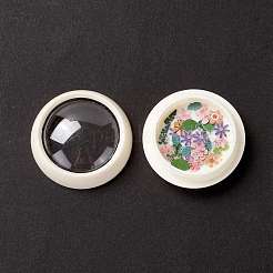 Diyクリスタルエポキシ樹脂材料充填  フラワーネイルアートスパンコール  工芸品作りのため  使い捨てプラスチックボックス付き  ミックスカラー  5~7x4~7x0.1mm&nbsp;DIY-E036-23