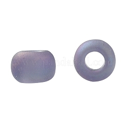 トーホー 11/0ラウンドビーズ  日本製シードビーズ  （166df）透明なabフロストライトタンザナイト  2.2mm  穴：0.8mm  約50000個/ポンド&nbsp;SEED-TR11-0166DF
