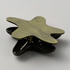 亜鉛合金スクラップブッククリップ  アンティークブロンズ  ヒトデ  73x73.5x24.5mm&nbsp;AJEW-WH20006-436B-AB