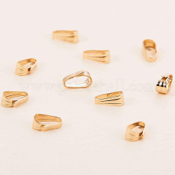 真鍮スナップオンベイル10個  ゴールドカラー  7.5x3x3.5mm  穴：6.5x2.5mm&nbsp;KK-BC0003-55G