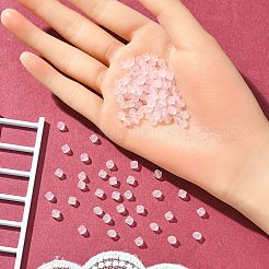 プレシオサ®クリスタルビーズ  チェコクリスタル  双円錐形(451 69 302 ロンデル)  70120 840 ライトローズマット  4mm  穴：0.8mm&nbsp;X-PRC-BA4-70120-840