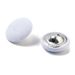 布シャンクボタン  亜鉛合金パーツ  フラットラウンド  オーバーコートガーメントアクセサリー用  1穴  ホワイト  17x8mm  穴：2x2mm&nbsp;BUTT-XCP0001-12A