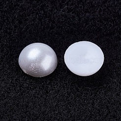 アクリル模造パールのカボション  半円/ドーム  ミックスカラー  3~12.5x1.5~5mm&nbsp;X-OACR-XCP0001-02
