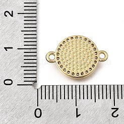 宗教真鍮マイクロパヴェクリアキュービックジルコニアコネクタチャーム  16KGP本金メッキ  ハート  12x16.5x2mm  穴：1.4mm&nbsp;KK-G602-07G-03
