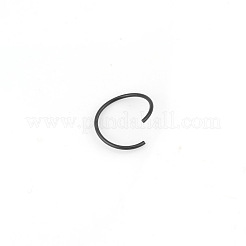316lステンレススチールフープノーズリング  女性のための鼻ピアスジュエリー  ゴールドカラー  内径：10mm&nbsp;WG46E6D-12
