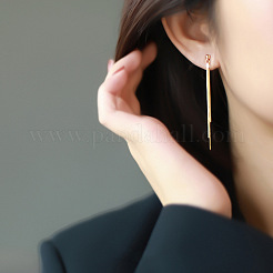 真鍮ラインタッセルスタッドピアス  ゴールドカラー  55mm&nbsp;FS-WGBE0DD-02