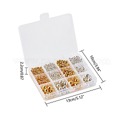 ABSプラスチックビーズ  ラウンド  金メッキ＆銀メッキ  13x10x2.2cm&nbsp;OACR-PH0001-33