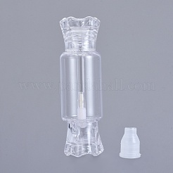 透明な小さなペットボトル  リップグロスボトル  愛らしいキャンディー  透明  7.5x2.3cm  容量：9g  12個/セット&nbsp;MRMJ-BC0001-08