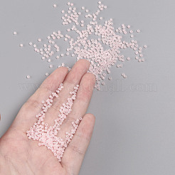12/0グレードの丸いガラスシードビーズ  セイロン  ラベンダーブラッシュ  2x1.5mm  穴：0.7mm  約5388個/50g&nbsp;X-SEED-N001-B-145L