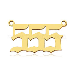 イオンプレーティング（IP）201ステンレスペンダント  数  18KGP本金メッキ  NUM。5  12~14x18~26x1mm  穴：1.4mm&nbsp;STAS-N090-LA866-5LG