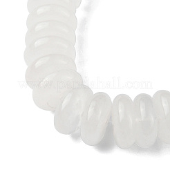 天然石クオーツクリスタルビーズ連売り  水晶  ヒシビーズ  ディスク  16x6mm  穴：1.4mm  約30個/連  7.09~7.48インチ（18~19cm）&nbsp;G-F743-01D-02