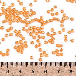 トーホー 8/0ラウンドビーズ  日本製シードビーズ  （111b）ヒヤシンスオレンジの透明な光沢  3mm  穴：1mm  約1110個/50g&nbsp;SEED-XTR08-0111B