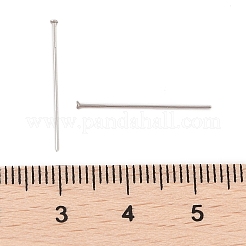 304ステンレス鋼フラットヘッドピン  ステンレス鋼色  20x0.5mm  ヘッド：1.2mm&nbsp;STAS-Z089-03P-02
