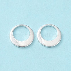 304ステンレススチールチャーム  リング  銀  10x1mm&nbsp;STAS-L234-075S