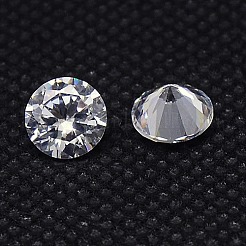 ダイヤモンド形状グレードAAAキュービックジルコニアカボション  多面カット  透明  1.75mm&nbsp;X-ZIRC-J013-01-1.75mm