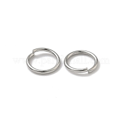 変色しにくい304ステンレススチール製オープン丸カン  ラウンド  ステンレス鋼色  9x1mm  18ゲージ  内径：7mm&nbsp;STAS-E067-07-9mm