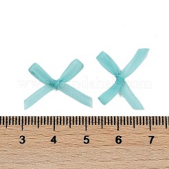 ナイロンコスチュームアクセサリー  蝶結び  ダークターコイズ  19x21x2.5mm&nbsp;DIY-A052-02-14