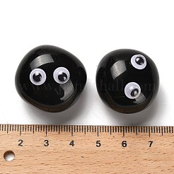 天然オブシディアンの装飾  樹脂目で  自宅オフィスデスクトップ風水装飾  ナゲット  14~24x26.5~31.5x16~24.5mm&nbsp;G-H073-04H