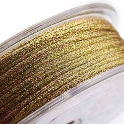 ポリエステルメタリック糸  ゴールデンロッド  1mm  約32.8ヤード（30m）/ロール&nbsp;OCOR-G006-02-1.0mm-29