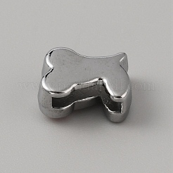 合金ラインストーンスライドチャーム  エナメル  チェリー  プラチナ  ローズ  11x8.5x5mm  穴：8x1.5mm&nbsp;FIND-WH0419-89A