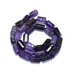 天然石アメジストビーズ連売り  ナゲット  6~12x6~7mm  穴：0.8mm  約26~35個/連  15.55''~16.14''（39.5~41センチメートル）&nbsp;G-O170-127