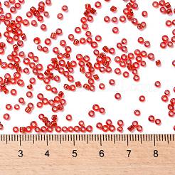 12/0 ガラスシードビーズ  銀並ぶ丸い穴  丸い小さなビーズ  ミックスカラー  12/0  2mm  穴：1mm  10色  約6000PCS /カラー  60000個/セット&nbsp;SEED-US0001-03-2mm