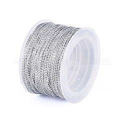 ナイロンメタリックコード  銀  1mm  約20m /ロール&nbsp;MCOR-E002-11