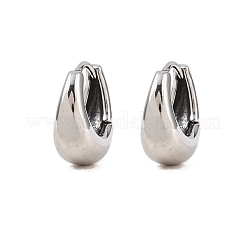 316サージカルステンレスフープピアス  ステンレス鋼色  15x15x7mm&nbsp;EJEW-C160-06A-P