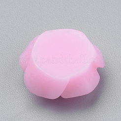 樹脂カボション  花バラ  ピンク  10x5mm  ボトム：7~8mm&nbsp;LS-CRES-Q197-29Q