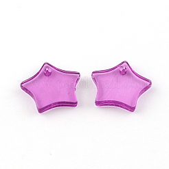 アクリルビーズ  混合図形  パープル  5.5~28x6~20x3~11mm  穴：1~5mm&nbsp;X1-SACR-S756-01
