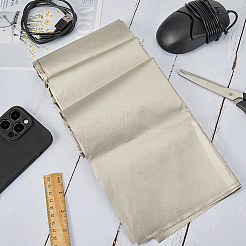 ポリエステル保護生地  ファラデー生地  EMI  rf＆rfidシールドニッケル銅生地  淡い茶色  100x110x0.01cm&nbsp;DIY-WH0304-957B