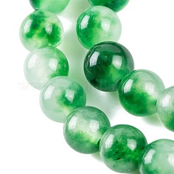天然石マレーシアジェイドビーズ連売り  ラウンド  染め  ミックスカラー  8mm  穴：1mm  約48個/連  15インチ&nbsp;G-A146-8mm-C-M