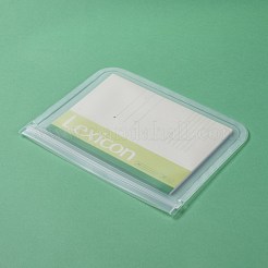 PEVA防水半透明再封可能バッグ  再利用可能な食品収納バッグ  肉の果物野菜用  ホワイト  20x26.2x0.3cm&nbsp;AJEW-F051-04