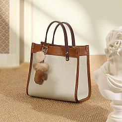 3組3色のPUレザーバッグハンドル  鉄パーツ  バッグ交換用アクセサリー  ミックスカラー  54.6~55x1.85x0.4cm  穴：3mm&nbsp;FIND-WR0003-45