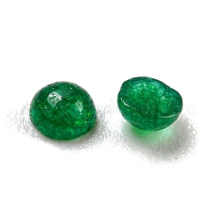 天然マレーシアジェイド染めカボション  半円  グリーン  2x1mm&nbsp;G-H309-02-05