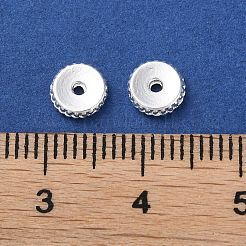 合金のスペーサービーズ  長持ちメッキ  ディスク  銀  6x1.4mm  穴：1mm&nbsp;PALLOY-F309-29S
