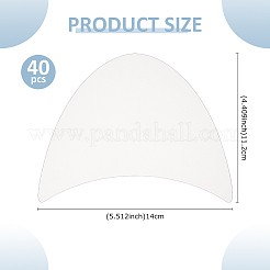 プラスチックシューインナーサポートラック  靴の変形を防ぐ  透明  112x140x0.5mm&nbsp;FIND-WH0148-242A