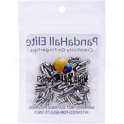 304ステンレススチールボールチェーンコネクター  ステンレス鋼色  10.5x4x3.5mm&nbsp;STAS-PH0002-43P