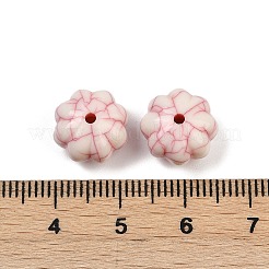 アクリル模造ターコイズビーズ  カボチャ  レッド  11.5x8.5mm  穴：1.6mm  約694個/500g&nbsp;OACR-S047-13