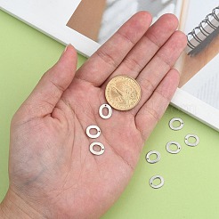 変色しにくい304ステンレススチールの文字チャーム  文字.o  11x10x0.5mm  穴：1mm&nbsp;LS-X-STAS-O072-O