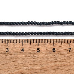 キャッツアイビーズ連売り  ラウンド  プルシアンブルー  2mm  穴：0.7mm  約157個/連  14.17~14.57インチ（36~37cm）&nbsp;CE-C007-A11-2MM