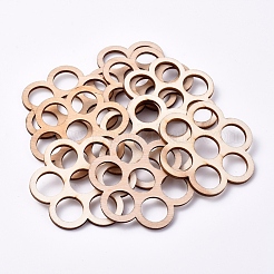 ウッドカボション  レーザーカットウッドシェイプ  花  湯通しアーモンド  51.5x51.5x2.2mm&nbsp;X-WOOD-TAC0003-35