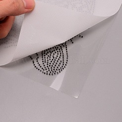 ヒョウキラキラホットフィックスラインストーン  パッチにアイロン  ドレスシューズ衣服装飾  クリスタル  230x195x1mm&nbsp;DIY-WH0257-72