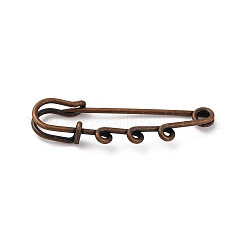 ループ3つ付き鉄製キルトピン  ミックスカラー  50x15mm&nbsp;KK-50.0x15.0-M