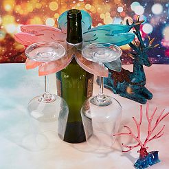 DIYワインラック製作キット  シリコンモールド付き  ラテックス指サック  プラスチック移送ピペット  シリコン100ml計量カップ  ミックスカラー  246x11.5mm  1 PC&nbsp;DIY-GF0002-37