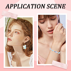 500色ツートンアクリルビーズキャップ10個  DIY装飾用アクセサリー  花  ミックスカラー  11x9mm  穴：1.4mm  50個/カラー&nbsp;MACR-SC0001-68