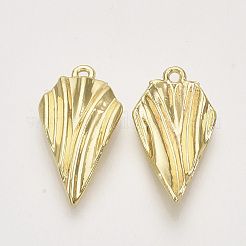 合金ペンダント  葉  ライトゴールド  23.5x13x3mm  穴：1.4mm&nbsp;X-PALLOY-S121-177
