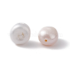 バロック天然ケシパールビーズ  卵  貝殻色  7~7.5x6~6.5x4.5~5.5mm  穴：0.6mm&nbsp;PEAR-N020-P36