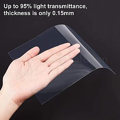 FEPフィルムシート  uv 3dプリンター用  プラスチックスクレーパーツールとゴム手袋付き  ミックスカラー  20x14x0.015cm  5シート&nbsp;AJEW-GA0002-23